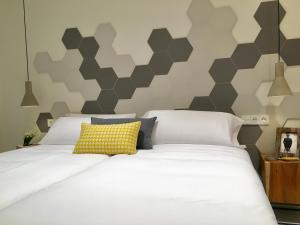Кровать или кровати в номере Inside Bilbao Apartments