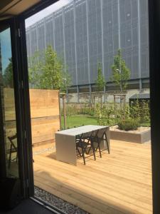 Ein Balkon oder eine Terrasse in der Unterkunft An der Mauer 15