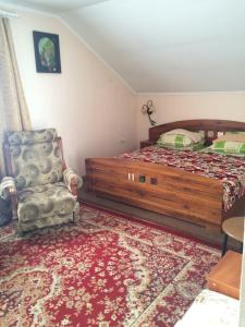 Postel nebo postele na pokoji v ubytování Villa Yaryna