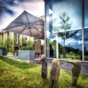 Aed väljaspool majutusasutust Cleythil Hotel