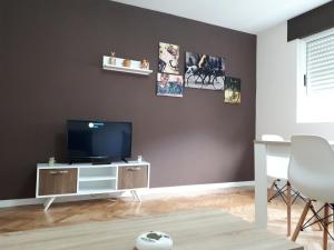 A television and/or entertainment centre at Piso Camino de Santiago 2