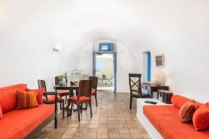 Istumisnurk majutusasutuses Pantelia Suites