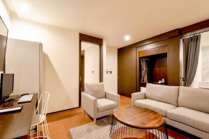 Posezení v ubytování Blanc Business Hotel