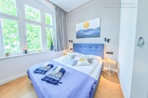 Posteľ alebo postele v izbe v ubytovaní Family Luxury Wonder Heaven Apartment, 50m to M Cassino, first with 3 badrooms&studio, second with 2 badrooms&studio, parking w cenie