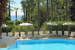 Bazén v ubytování Villa Sofia Hotel nebo v jeho okolí
