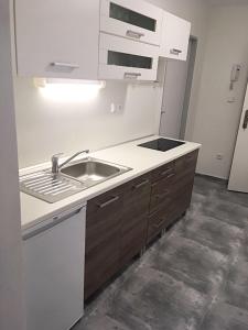 Кухня або міні-кухня у Apartmán U Zlaté hroudy