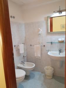 Koupelna v ubytování Hotel Orizzonte