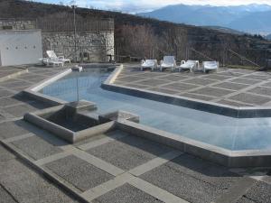 Nespecifikovaný výhled na hory nebo výhled na hory při pohledu z apartmánu