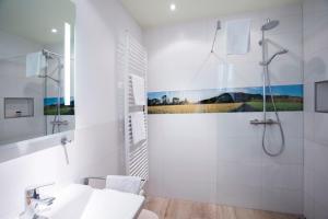 Koupelna v ubytování Landidyll Hotel zum Kreuz