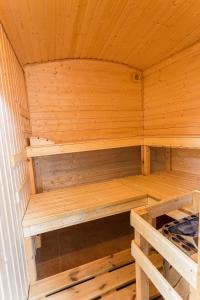 Litera o literas en una habitación de Attic Rooms Tábor