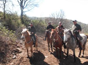 Horseback riding sa farm stay o sa malapit