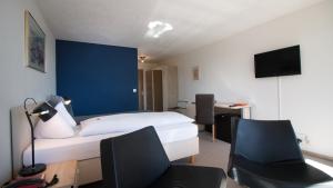 TV a/nebo společenská místnost v ubytování Park - Hotel Inseli