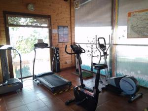 Posilňovňa alebo fitness centrum v ubytovaní Casa del Valle, Lodges