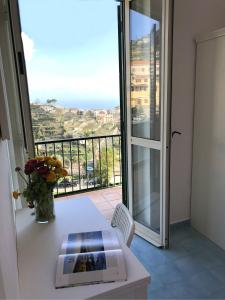 A balcony or terrace at Dolce Vista Apartment Amalfi Coast