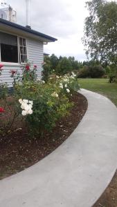 A garden outside Scottbase B and B