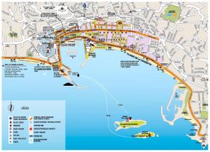 a map of dubrovnik croatia with attractions at 'Maison Blanche' in Cannes