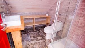 Koupelna v ubytování Comarca Lodge