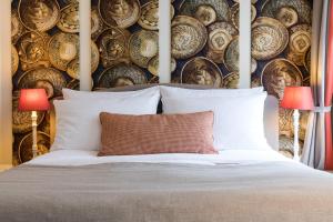 Letto o letti in una camera di Hotel 'T Sandt