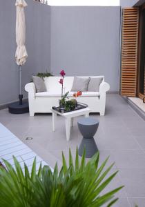 Posezení v ubytování Luxury Apartment Kampanel