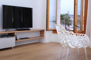 TV a/nebo společenská místnost v ubytování Luxury Apartment Kampanel
