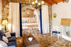 Posezení v ubytování Glyfada Beach Villas