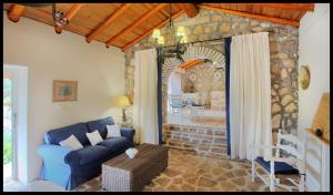 Posezení v ubytování Glyfada Beach Villas