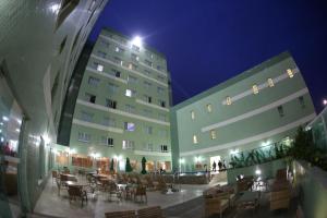 O edifício em que o hotel se localiza