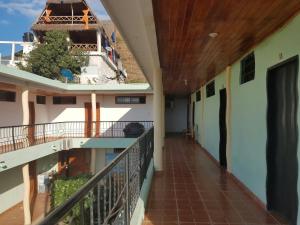 Balkón nebo terasa v ubytování Hostal Dumbira