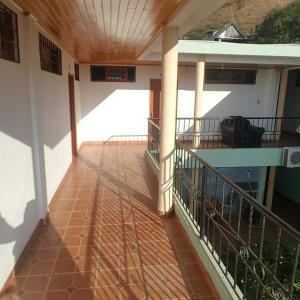 Balkón nebo terasa v ubytování Hostal Dumbira