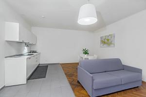 Kuchyň nebo kuchyňský kout v ubytování TGM Hotel Residence