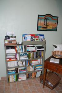 Knihovna v bed and breakfast