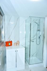 Koupelna v ubytování Appartamento Piazza del parlamento 3