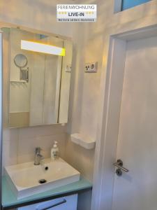 Koupelna v ubytování Tiny Apartment LIVE-IN Wertheim am Main