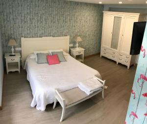 Posteľ alebo postele v izbe v ubytovaní Casa Rural Sierra Salvada