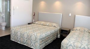 Postel nebo postele na pokoji v ubytování Phoenix Palm Motel