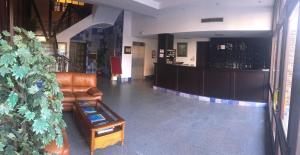 A seating area at Hotel Perales
