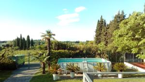 Zahrada ubytování Relais Villa Lézard