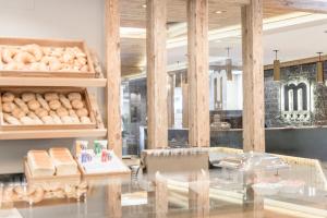 Χώρος καθιστικού στο Hotel Mondin