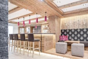 Χώρος καθιστικού στο Hotel Mondin