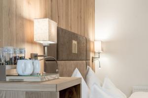 Η κουζίνα ή μικρή κουζίνα στο Hotel Mondin