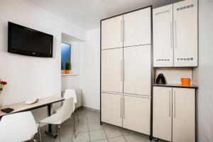 Kuchyňa alebo kuchynka v ubytovaní Roze Apartment + 10 fotografií