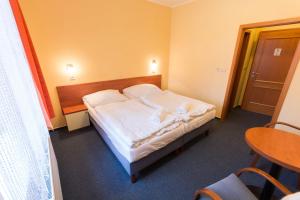 Posteľ alebo postele v izbe v ubytovaní Hotel Na Kocandě