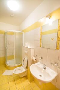 Kúpeľňa v ubytovaní Hotel Na Kocandě