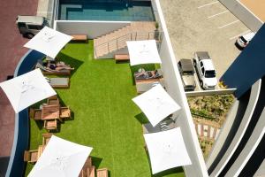 Ptičja perspektiva nastanitve Bay View Resort Hotel Namibia
