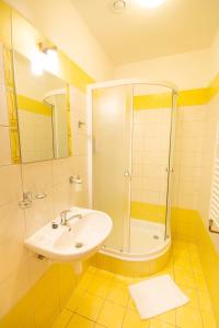 Kúpeľňa v ubytovaní Hotel Na Kocandě