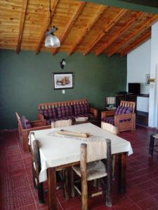 En restaurang eller annat matställe på Cabañas La Rosita