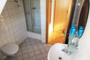 Koupelna v ubytování Gasthaus Zur Krone