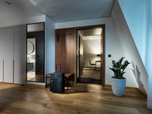 Postel nebo postele na pokoji v ubytování Hotel Sadova