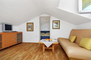 Televízia a/alebo spoločenská miestnosť v ubytovaní Villa Vranic Apartments