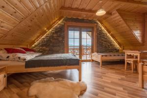 Góralska Chata Pieniny客房内的一张或多张床位